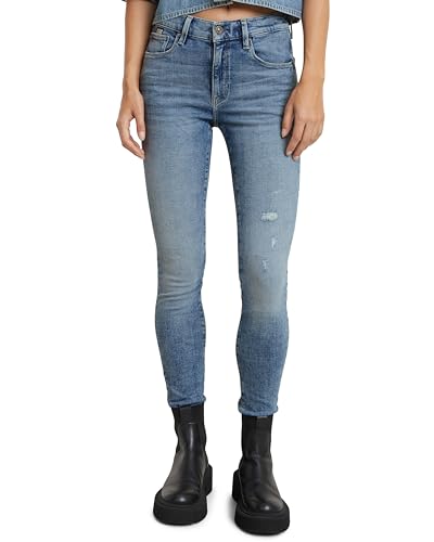 G-STAR RAW Damen 3301 High Skinny Jeans, Blau (sun faded blue donau D05175-D441-G347), 25W / 32L von G-STAR RAW