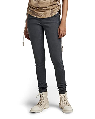 G-STAR RAW Damen 3301 High Skinny Jeans, Grau (worn in tornado D05175-D185-D353), 25W / 32L von G-STAR RAW