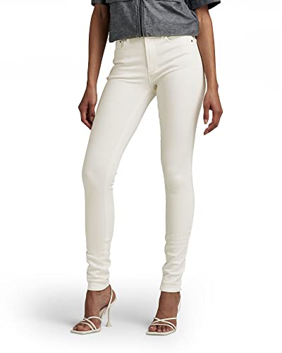 G-STAR RAW Damen 3301 High Skinny Jeans, Weiß (white gd D05175-C258-G006), 31W / 30L von G-STAR RAW