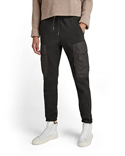 G-STAR RAW Damen Boyfriend 3D Pocket Jogginghose, Grau (cloack D20737-C235-5812), XL von G-STAR RAW