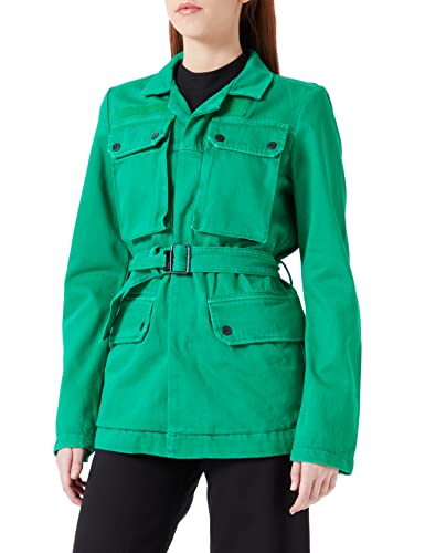 G-STAR RAW Damen 70'S Field Denim Jacke, Grün (jolly green gd D22970-D300-D828), L von G-STAR RAW