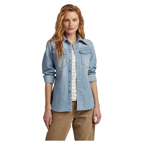 G-STAR RAW Damen Premium 70'S Slim Denim Hemd von G-STAR RAW