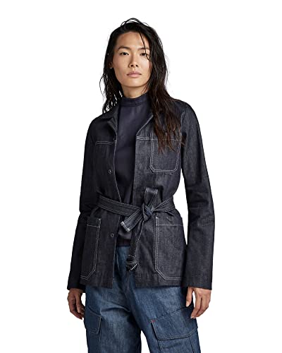 G-STAR RAW Damen 70'S Workwear Jacke, Blau (raw denim D22972-D313-001), M von G-STAR RAW