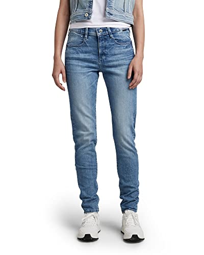 G-STAR RAW Damen Ace Slim Jeans, Blau (faded niagara D22929-D316-D893), 27W / 34L von G-STAR RAW