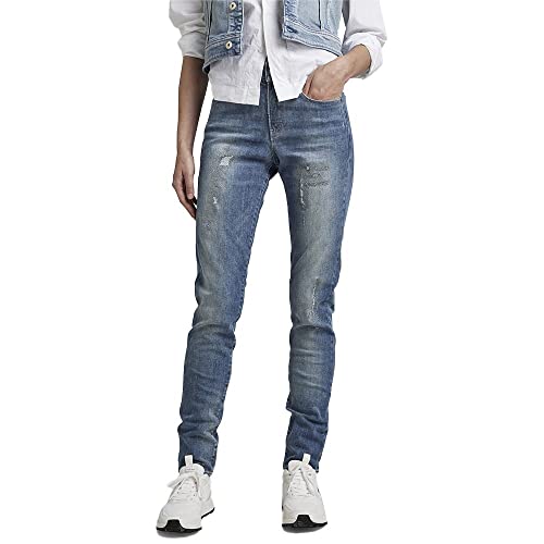 G-STAR RAW Damen Ace Slim Jeans, Blau (vintage ripped sea breeze D22929-C913-D906), 27W / 32L von G-STAR RAW