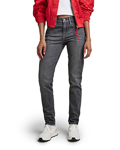 G-STAR RAW Damen Ace Slim Jeans, Grau (vintage skyrocket D22929-D324-D908), 24W / 30L von G-STAR RAW