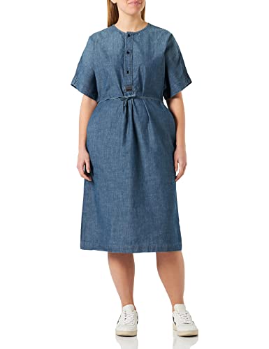 G-STAR RAW Damen Adjustable Waist Kleid, Blau (faded cricket blue D22864-D311-D891), XS von G-STAR RAW