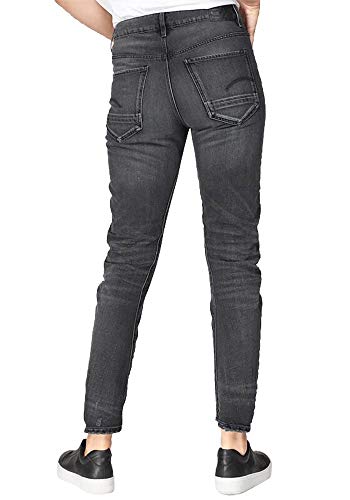 G-STAR RAW Damen Arc 2.0 3D Mid Boyfriend Jeans (DE/NL/SE/PL, Bundweite & Schrittlänge, 29, 30, Grau (Higa Black Denim, Medium Aged)) von G-STAR RAW