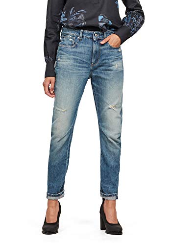 G-Star RAW Damen Arc 2.0 Boyfriend Jeans, Blau (lt Aged Destroy D09548-9436-1243), 25W / 32L von G-STAR