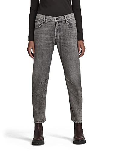 G-STAR RAW Damen Arc 3D Boyfriend Jeans, Grau (faded carbon D19821-C909-C762), 25W / 30L von G-STAR RAW