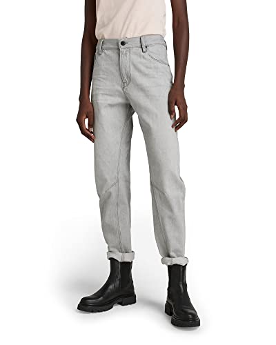 G-STAR RAW Damen Arc 3D Boyfriend Jeans, Grau (sun faded grey limestone D19821-D109-D127), 25W / 30L von G-STAR RAW