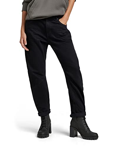 G-STAR RAW Damen Arc 3D Boyfriend Jeans, Schwarz (pitch black D19821-D182-A810), 25W / 30L von G-STAR RAW