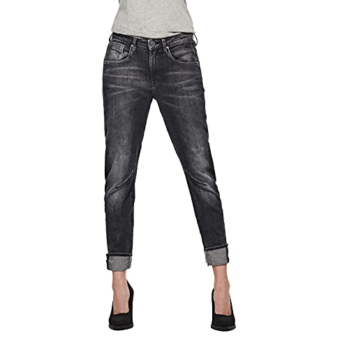 G-Star Raw Damen Arc 3D Low Rise Boyfriend Fit Jeans, Anthrazit, 28W x 32L von G-STAR RAW