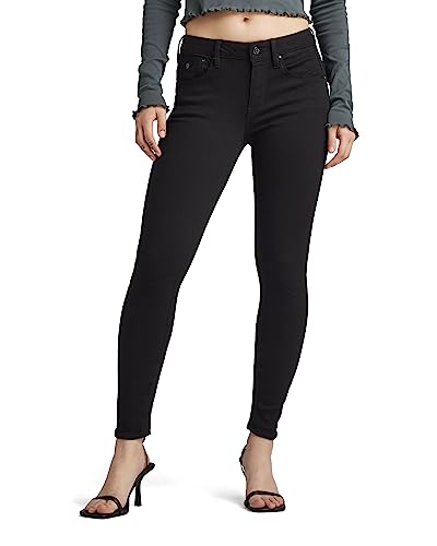 G-STAR RAW Damen Arc 3D Skinny Jeans, Schwarz (pitch black D05477-B964-A810), 29W / 28L von G-STAR RAW