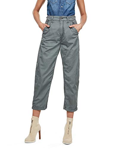 G-STAR RAW Damen Army City Mid Boyfriend Straight Hose, Grau (lt building gd D17041-C322-B576), 25W / 30L von G-STAR RAW