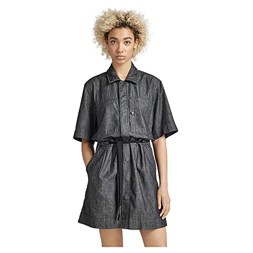 G-Star Damen Army Kleid , Schwarz (jet black D22158-D195-A814), XL von G-STAR RAW