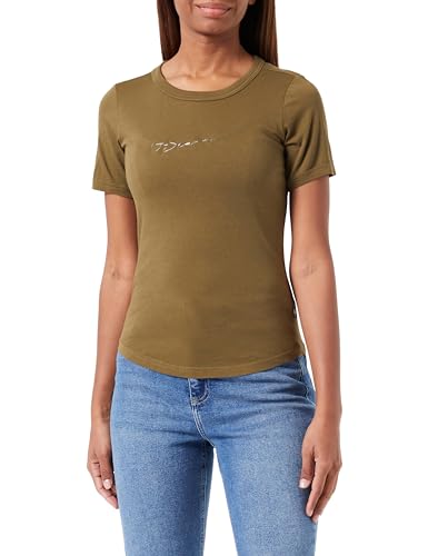 G-STAR RAW Damen Autograph Slim Top, Grün (dark olive D24216-4107-C744), S von G-STAR RAW