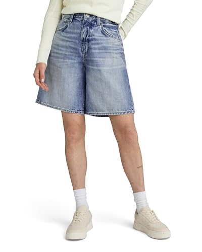 G-Star RAW Damen Barrel Loose Shorts, Blau (Faded Denali Blue D24370-D536-G322), 31 von G-Star RAW