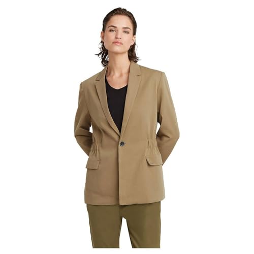 G-STAR RAW Damen Blazer Elastic Waist , Beige (safari D24253-D401-B444), M von G-STAR RAW