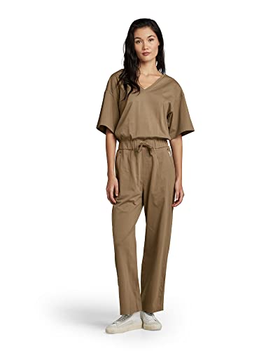 G-STAR RAW Damen Bohdana Jumpsuit, Braun (deep walnut D23326-B771-B743), S von G-STAR RAW