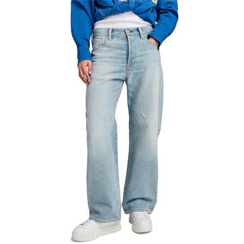G-Star RAW Damen Bowey 3D Boyfriend Ankle Jeans, Blau (Sun Faded Mirage Blue D24329-D436-G316), 29W / 30L von G-STAR