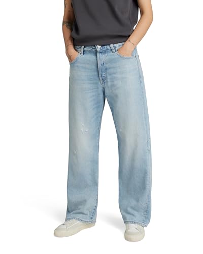 G-STAR RAW Damen Bowey 3D Boyfriend Ankle Jeans, Blau (sun faded mirage blue D24329-D436-G316), 32W / 34L von G-STAR RAW