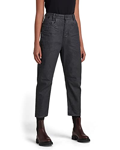 G-STAR RAW Damen C-Staq 3D Boyfriend Cropped Jeans, Grau (vintage slate cobler D17870-C668-C774), 26W / 32L von G-STAR RAW