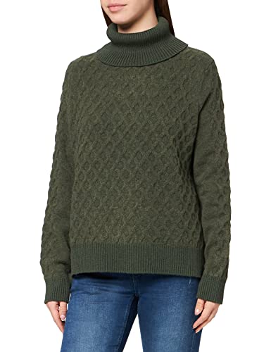 G-STAR RAW Damen Cable Turtle Strickpullover, Mehrfarben (cavalry htr D20600-C928-C799), L von G-STAR RAW