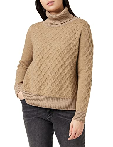 G-STAR RAW Damen Cable Turtle Strickpullover, Braun (toggee D20600-C928-5750), S von G-STAR RAW