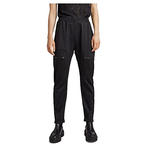 G-STAR RAW Damen Cargo 3D Boyfriend Track Hose, Schwarz (caviar D22364-C813-D301), S von G-STAR RAW