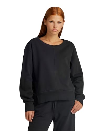G-Star RAW Damen Constructed Loose Sweatshirt, Schwarz (dk Black D24428-D562-6484), XS von G-STAR