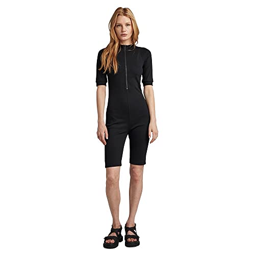 G-STAR RAW Damen Cycling Playsuit, Schwarz (dk black D23233-D267-6484), XL von G-STAR RAW