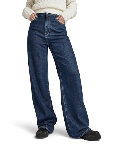 G-STAR RAW Damen Deck 2.0 High Loose Jeans, Blau (worn in blue pool D23591-D442-G136), 27W / 34L von G-STAR RAW