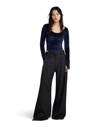 G-Star RAW Damen Deep Scoop Slim Body, Blau (warm Sartho D23789-D422-C423), XS von G-Star RAW