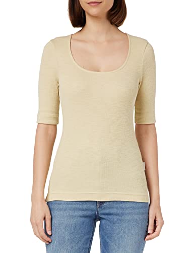 G-STAR RAW Damen Deep Scoop Slim Top, Beige (postbag D23134-D263-1868), XS von G-STAR RAW