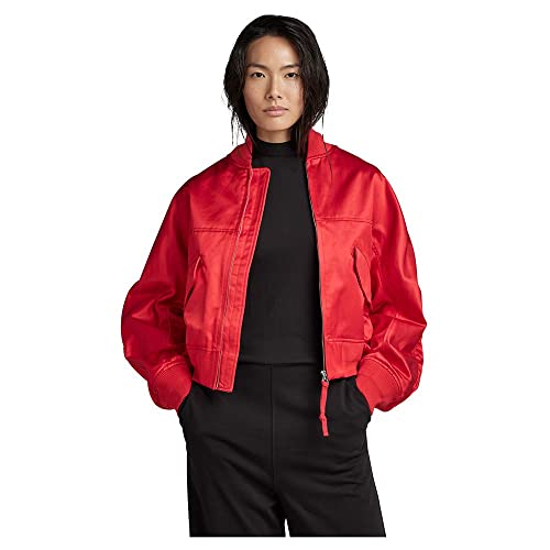 G-STAR RAW Damen Embro Bomberjacke, Rot (acid red D23017-D220-A911), M von G-STAR RAW