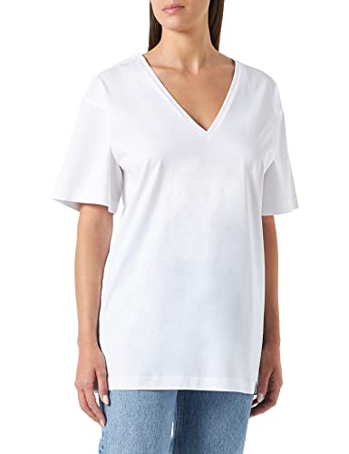 G-STAR RAW Damen Essential Loose Deep V-Neck Top, Weiß (white D22746-C539-110), M von G-STAR RAW