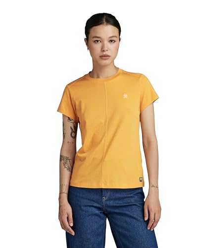 G-Star RAW Damen Front Seam Top, Orange (golden Nugget D24499-4107-G281), XS von G-STAR RAW
