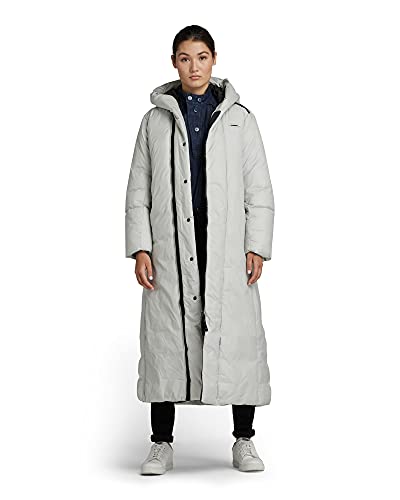 G-STAR RAW Damen G - Whistler Padded Extra Long Parka, Blau (oyster blue D20215-B958-C628), S von G-STAR RAW