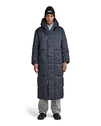 G-STAR RAW Damen G - Whistler Padded Extra Long Parka, Blau (salute D22167-D199-C742), S von G-STAR RAW