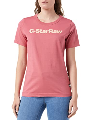G-Star RAW Damen GS Graphic Slim Top, Rosa (pink Ink D23942-336-C618), S von G-STAR