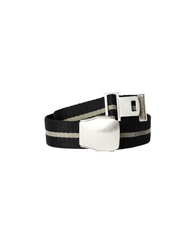 G-STAR RAW Damen Giada Pilot Gürtel, Mehrfarben (dk black/silver D24474-D567-9893), 80 von G-STAR