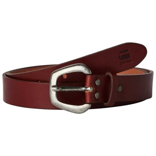 G-STAR RAW Damen Gina RAW Gürtel, Mehrfarben (antic cognac/antic silver D24468-3127-G395), 95 von G-Star RAW