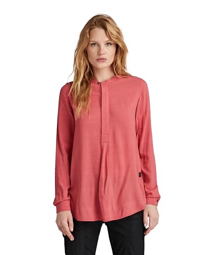 G-STAR RAW Damen Half Placket Top , Rosa (finch D24441-D523-5789), L von G-STAR RAW