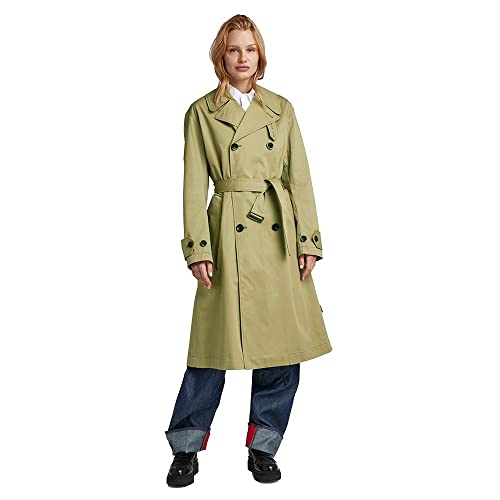 G-STAR RAW Damen High Trenchcoat, Braun (dk toggee D23005-D352-5787), M von G-STAR RAW