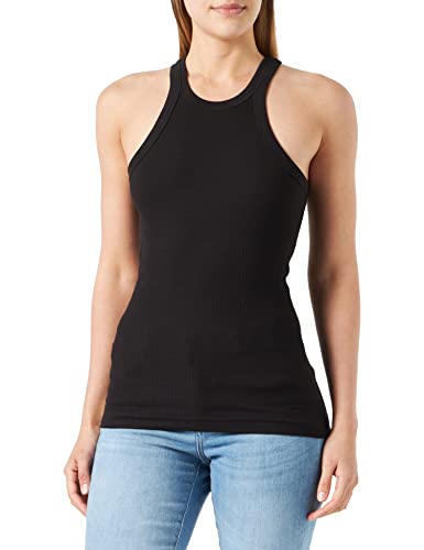 G-STAR RAW Damen Italian Army Ultra Slim Tanktop, Schwarz (dk black D22768-D289-6484), M von G-STAR RAW