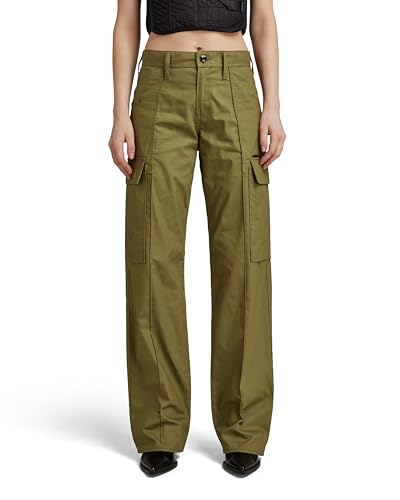 G-Star RAW Damen Judee Cargo wmn, Grün (Dark Olive D23569-D387-C744), 25W / 32L von G-STAR
