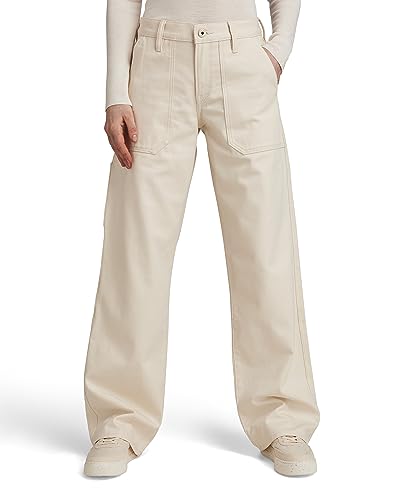 G-STAR RAW Damen Judee Carpenter Loose Wmn, Beige (ecru D23590-D491-159), 29W / 30L von G-STAR RAW