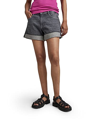 G-STAR RAW Damen Judee Denim Shorts, Grau (vintage skyrocket D23211-D324-D908), 24 von G-STAR RAW