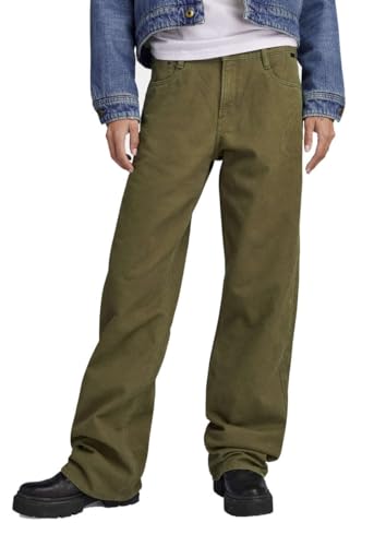 G-STAR Damen Judee Low Waist Loose Jeans Grün (Dark Olive D22889-D190-C744) 25W / 32L von G-STAR